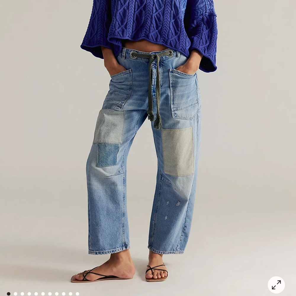 We The Free Moxie Pull-On Barrel Jeans